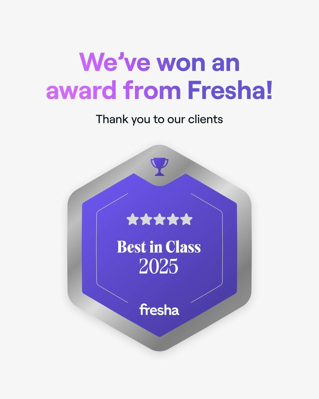 Fresha Best in Class 2025