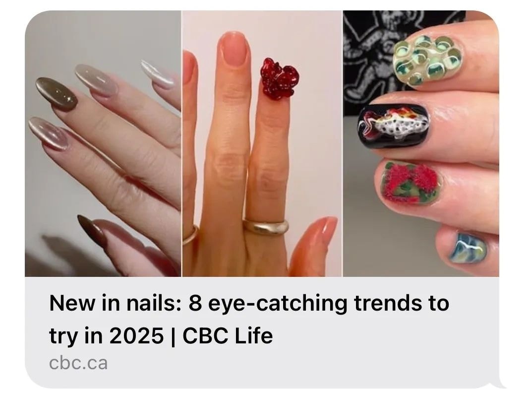 CBC Life nail trends triptych